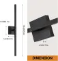 LED лампа за баня и огледало 70 см, 12 W, 4000 K, IP44, снимка 2