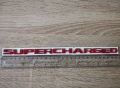 червен надпис Supercharged, снимка 2