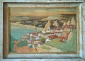 Картина "Пейзаж от Балчик", худ. А. Петков (1922-1976), снимка 1