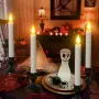PChero LED конусовидни свещи със сензор от здрач до зори, 10 бр. безпламъчни с батерии, снимка 6