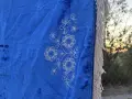 Ретро плюшена покривка за легло, снимка 2
