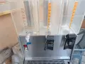 Професионален диспенсър за охладени напитки с 3 отделни контейнера, подходящ за заведения, кафенета,, снимка 4