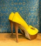 Дамски обувки на ток GUESS YELLO, снимка 3