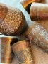 Уникален старинен ориенталски сервиз от месинг (мед 70% и цинк 30%) – кана с 5 чаши, снимка 2