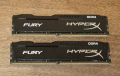 RAM памет Kingston HyperX FURY 2x8GB 2400MHz 15CL HX424C15FBK2/16, снимка 1