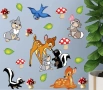Бамби Тропчо самозалепващи стикери стикер за детска стая стена мебел декор самозалепващ, снимка 1