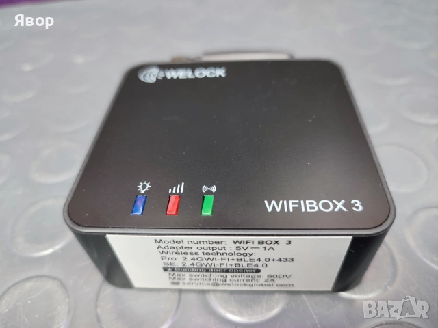 WIFI box 3 gateway за Welock умни ключалки, снимка 4 - Друга електроника - 54318584