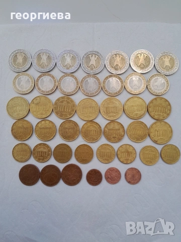 евро монети 2002 Германия