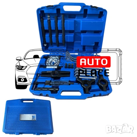 Хидравличен комплект скоби и сепаратор за лагери 10 тона HAWEK, снимка 2 - Други инструменти - 54075786