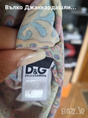 Рокля D&G, размер 40(S), снимка 8 - Рокли - 55286852