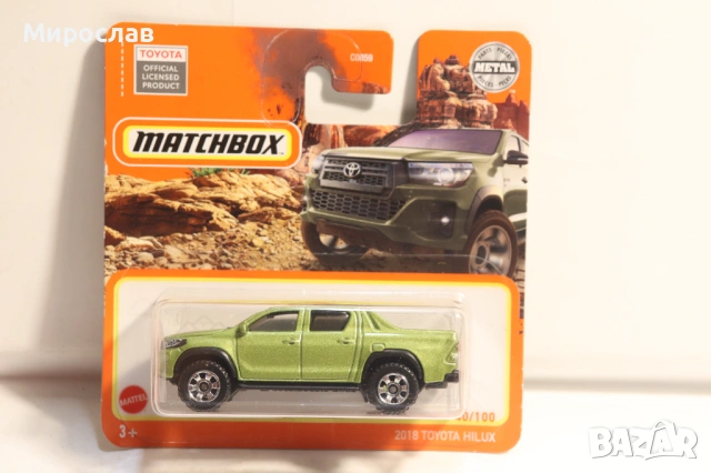 MATCHBOX TOYOTA HILUX МОДЕЛ КОЛИЧКА, снимка 3 - Колекции - 54601154
