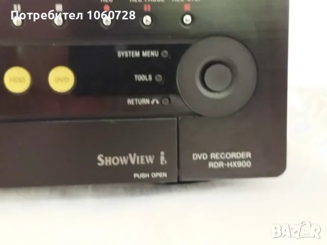Sony RDR-HX900 DVD Recorder, снимка 4 - Плейъри, домашно кино, прожектори - 55354897