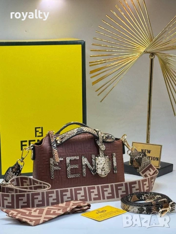Fendi Нова Стилна Дамска Чанта Фенди Различни Цветове , снимка 11 - Чанти - 55027310
