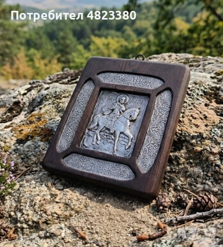 Свети Мина , снимка 3 - Икони - 54492831