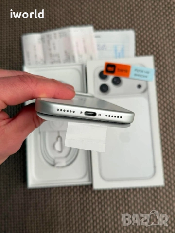 24мес гаранция❗️ Iphone 17 PRO MAX ❗️Лизинг от 41Е/мес ⚠️silver 256gb, снимка 7 - Apple iPhone - 54868972