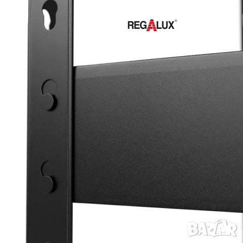 Метален стелаж Regalux 265 - 180х180х40, 5 рафта, цвят антрацит , снимка 5 - Други - 55212327
