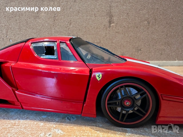 метален модел "FERRARI FXX"/Hot Wheels,1:18/, снимка 9 - Колекции - 55123353