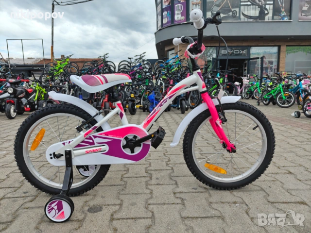 PA Детски велосипед 18" ALICE бял