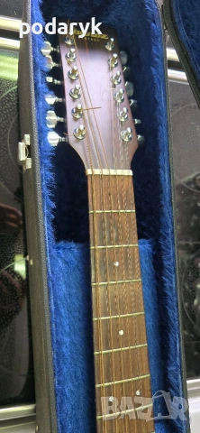 Ibanez Vintage V302BS 12-струнна акустична китара Made in Japan + твърд куфар като нова, снимка 2 - Аудиосистеми - 55166784