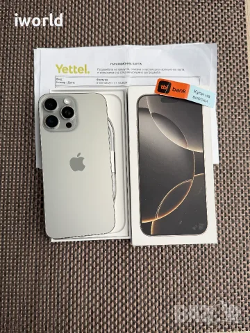 36М ГАРАНЦИЯ❗️ iPhone 16 Pro MAX Лизинг от 30€/мес Natural Titanium❗️КАТО НОВ❗️256GB❗️