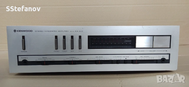 Kenwood KA-500, снимка 3 - Ресийвъри, усилватели, смесителни пултове - 55071162