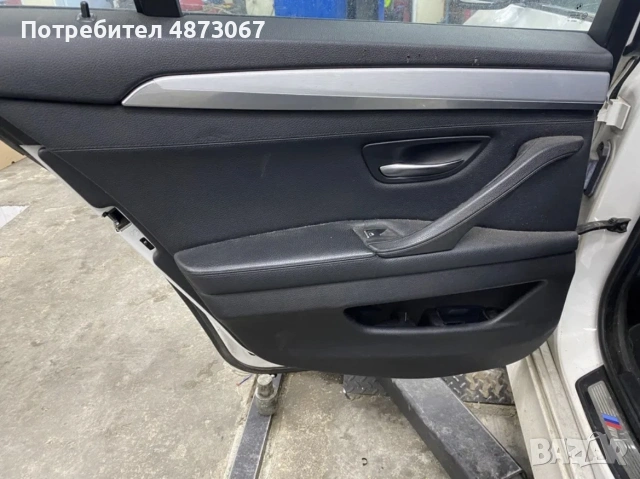 Bmw f11 черно кожено рекаро, снимка 5 - Части - 55149575