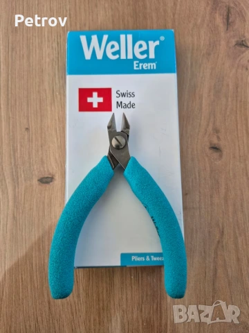 Weller Erem - 592E - Swiss Made - ЧИСТО НОВИ 115 mm ВЪРХОВНО КАЧЕСТВЕННИ ПРЕЦИЗНИ Резачки, Секачки !, снимка 3 - Клещи - 54594091