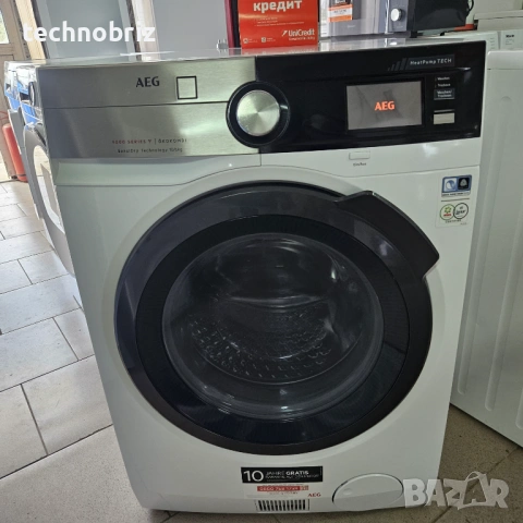 Немска инверторна пералня със сушилня с термопомпа AEG Wi-Fi SERIES 9000 - ГАРАНЦИЯ