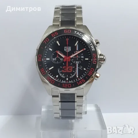 НОВ Tag Hauer Formula 1 Max Verstappen Special Edition, Chrono, лимитиран, снимка 3 - Мъжки - 55681501