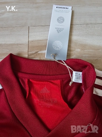 Оригинална мъжка тениска Adidas AeroReady x F.C. Bayern Munchen / Season 21-22 (Home), снимка 4 - Тениски - 54559391