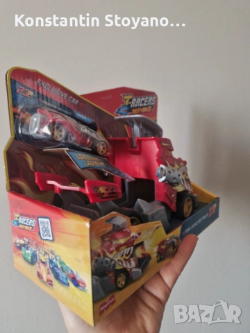 Комплект за игра T-Racers - Fire Launcher Truck ЧЕРВЕН, снимка 7 - Коли, камиони, мотори, писти - 54276419