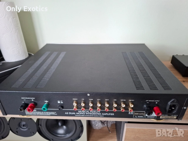 Musical Fidelity A3 4, снимка 9 - Ресийвъри, усилватели, смесителни пултове - 53430911