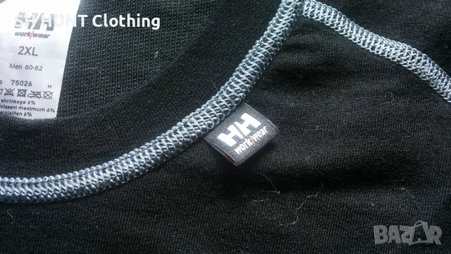 HELLY HANSEN Work Wear Thermo 57% Merino Wool размер XL работна термо блуза W4-767, снимка 11 - Блузи - 55680673