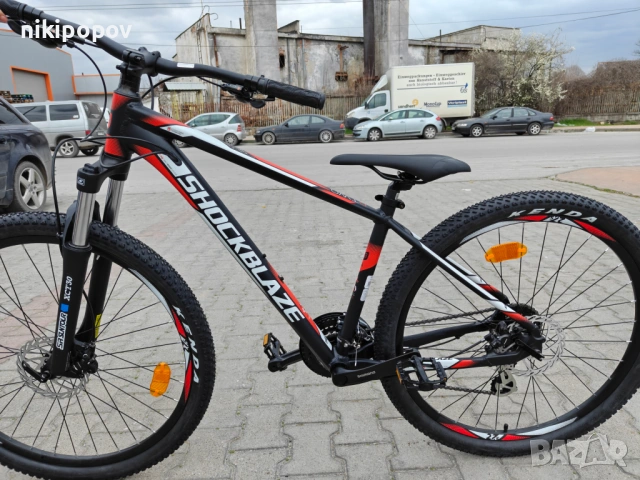 PA Велосипед 27.5" Shockblaze R2, снимка 8 - Велосипеди - 54645722