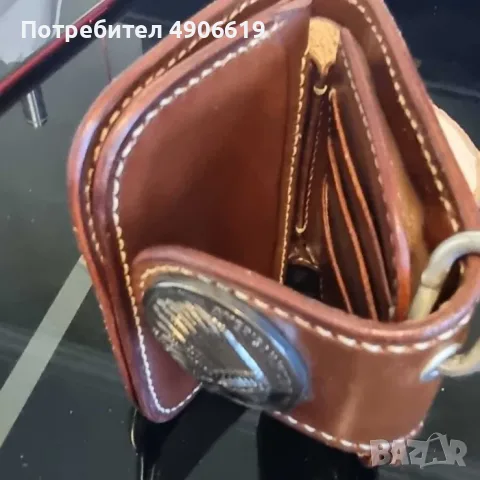 Бутиково кожено портмоне RAAK LEATHER – ръчна изработка, естествена кожа, снимка 5 - Портфейли, портмонета - 55535166