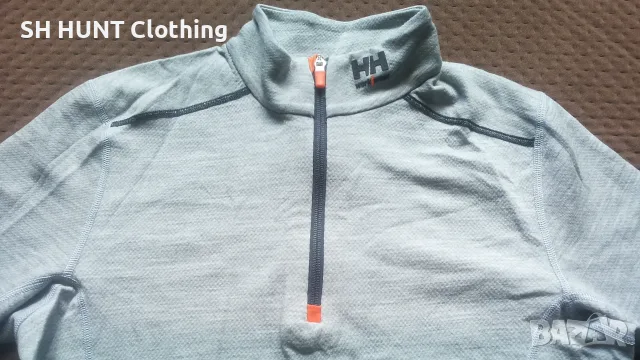 HELLY HANSEN 75107 Work Wear Thermo 57% Merino Wool размер M термо блуза - W4-769, снимка 5 - Блузи - 55680984