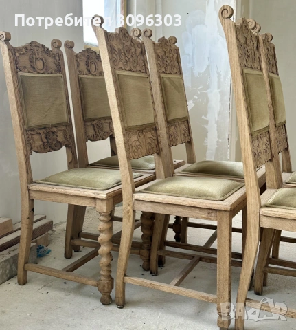 Столове тревненска дърворезба, снимка 2 - Антикварни и старинни предмети - 55257518