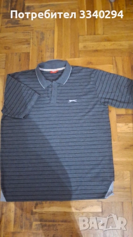 Мъжка оргинална тениска Slazenger - размер XXL, снимка 3 - Тениски - 54576561