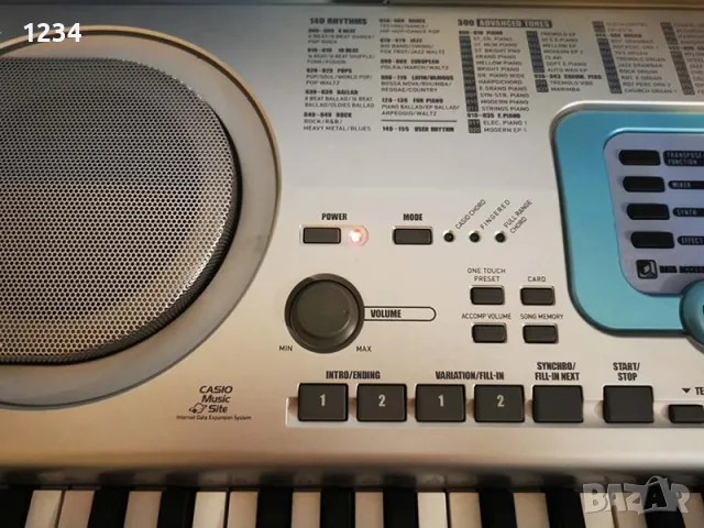 Професионален Синтезатор клавир CASIO WK-3000 пиано с 6 октави , снимка 3 - Синтезатори - 55695558