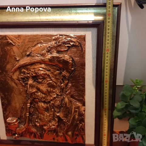 Италианска медна пластика на Пиер Костанцо, снимка 3 - Декорация за дома - 54007334