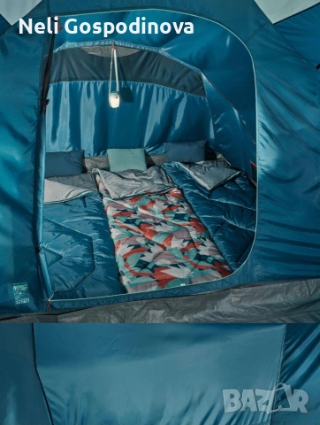 QUECHUA ★★★★★ 4.7 (2022) Палатка с рейки за къмпинг ARPENAZ 4.1, 1 спалня, 4-местна, снимка 3 - Спортна екипировка - 55269551