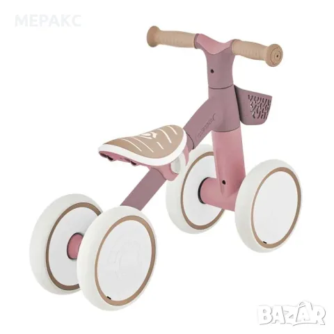 Обучително колело Globber Learning Bike ECOLOGIC в цвят бери, снимка 2 - Детски велосипеди, триколки и коли - 55653668