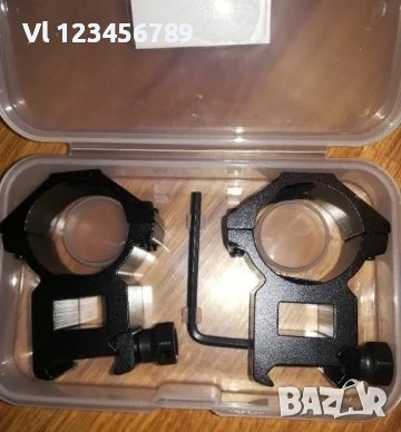 Монтажи рингове за оптика с  диаметър на тубуса 30мм или на 1" (25.4мм), снимка 2 - Оборудване и аксесоари за оръжия - 54010090