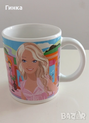 Barbie порцеланова чаша , снимка 2 - Чаши - 54620071