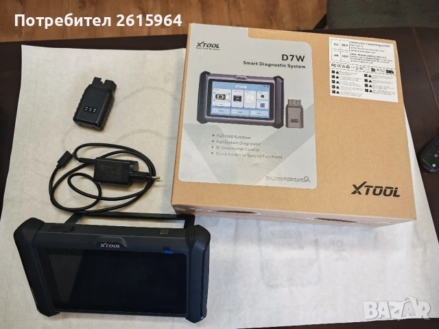Професионална автодиагностика "X TOOL" D7W, снимка 3 - Аксесоари и консумативи - 54571744