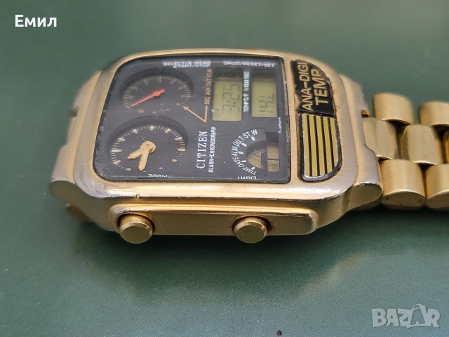 Колекционерски часовник CITIZEN ANA-DIGI TEMP, снимка 4 - Колекции - 55240666