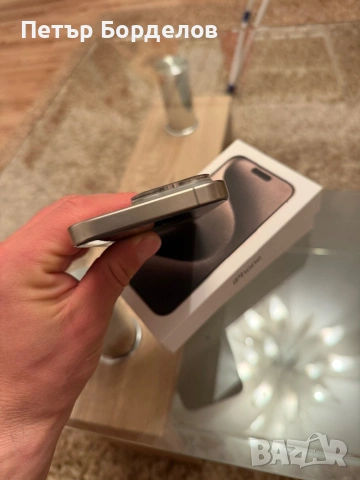 iPhone 15 pro 128GB Natural Titanium , снимка 6 - Apple iPhone - 54170696