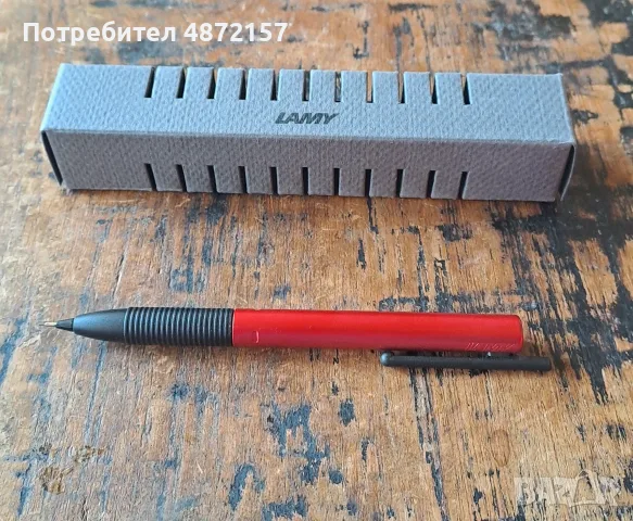 механичен молив Лами Lamy Tipo 0.7 мм графит червен рядък модел, снимка 2 - Ученически пособия, канцеларски материали - 55577018