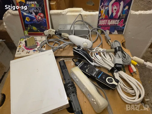 Nintendo wii пълен комплект с две игри