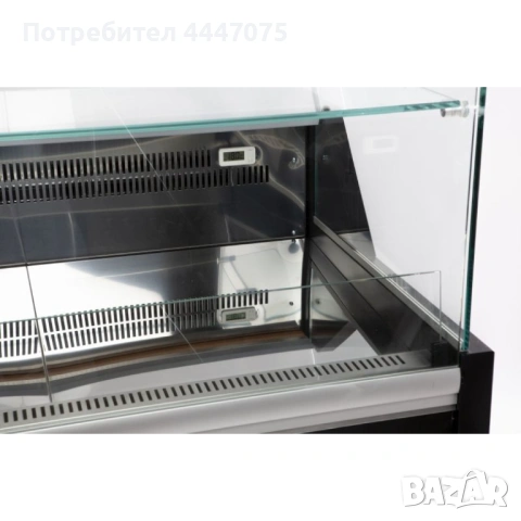 Хладилна витрина 382 л, +4/+10°C, LED, вентилирана, 1 врата, черна, снимка 6 - Обзавеждане на кухня - 54861185